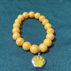 💛🐾Paw Print Handcrafted Bracelet New With Tags